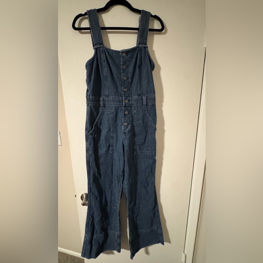Aerie Blue Denim Women's Overalls/Jumpsuit - Picture 3 of 5